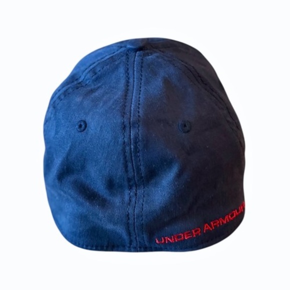 Under Armour Mens Fitted Cap Size Med/Lg Blue Baseball Hat - Picture 8 of 9